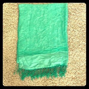 NEVER WORN! Beautiful teal scarf!